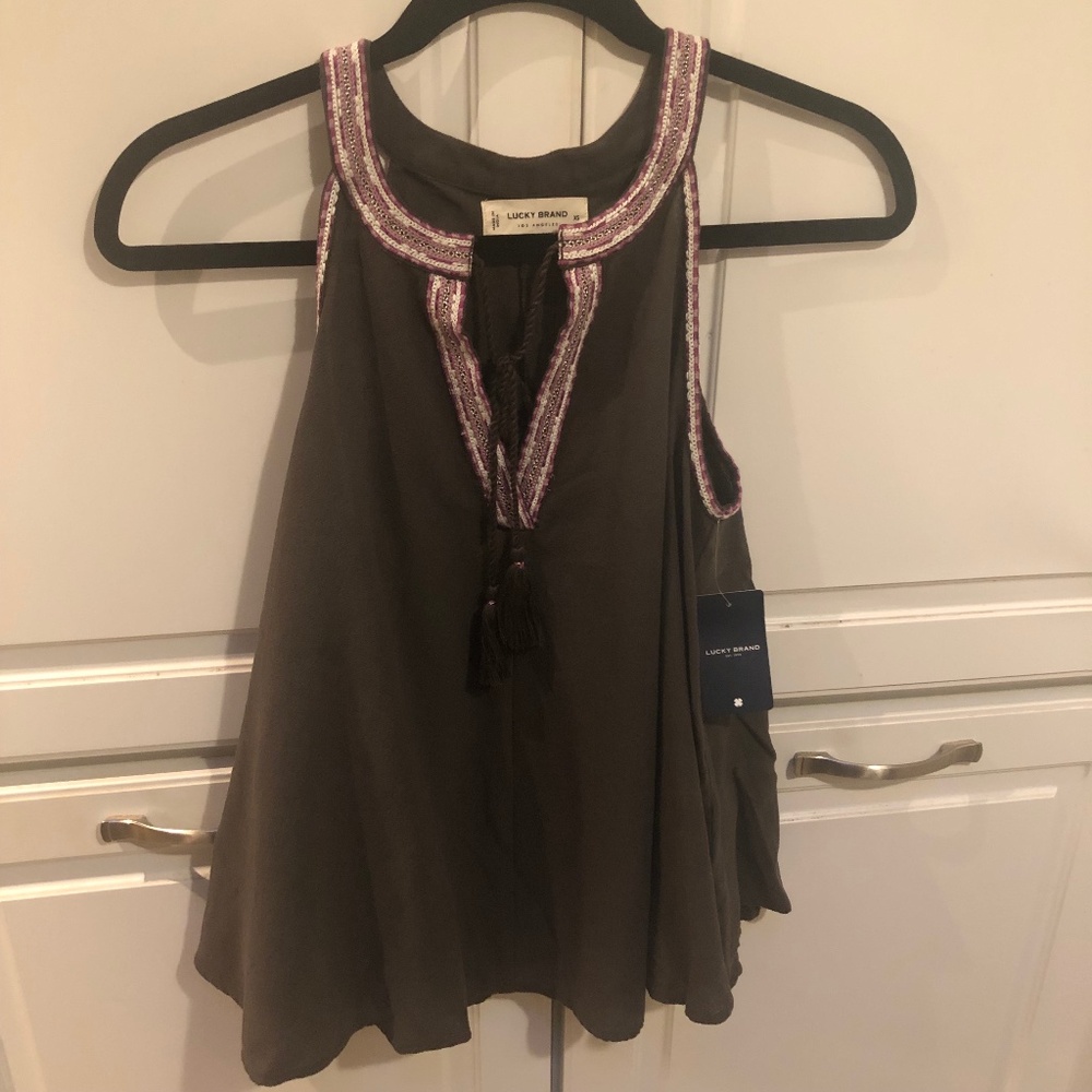 NWT Lucky Brand 100% Cotton Top
